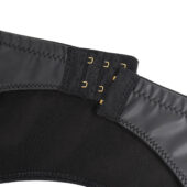 Porte-jarretelles fin cuir et dentelle Scarla noir (4) Porte-jarretelles fin cuir et dentelle Scarla