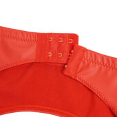 Porte-jarretelles fin cuir et dentelle Scarla rouge (4) Porte-jarretelles fin cuir et dentelle Scarla