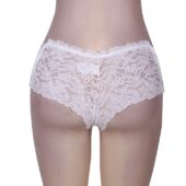 Shorty blanc hanches lacées Nélia (4) Shorty blanc hanches lacées Nélia