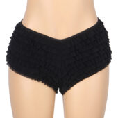 Shorty bouffant avec nœud noir (4) Shorty bouffant avec nœud