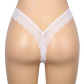 String dentelle échancré Lacea blanc (4) String dentelle échancré Lacea blanc
